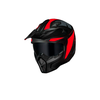 Capacete Norisk Darth II X1 Matte Preto e Vermelho