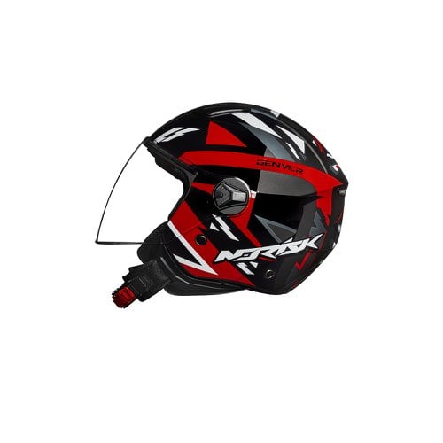 Capacete Norisk Orion Denver Preto e Vermelho