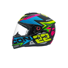 Capacete Peels Icon RT Preto Fosco/amarelo