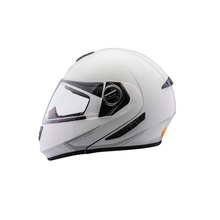 Capacete Peels Urban Classic Branco e Prata