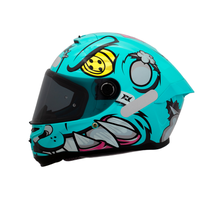 Capacete Axxis Hummer B Teddy C2 Azul