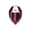 Capacete Norisk Flow Daytona Branco e Vermelho