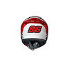 Capacete Norisk Flow Daytona Branco e Vermelho