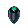 Capacete Norisk Flow Pulse Verde e Azul