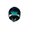 Capacete Norisk Flow Pulse Verde e Azul
