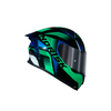 Capacete Norisk Flow Pulse Verde e Azul