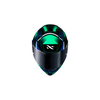 Capacete Norisk Flow Pulse Verde e Azul