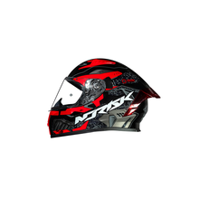 Capacete Norisk Flow Robot Preto e Vermelho