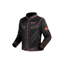 Jaqueta LS2 Garda Feminina Preto e Vermelho