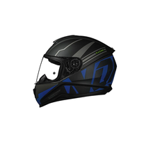Capacete Norisk Razor Full Matte Black/Blue