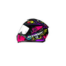 Capacete Norisk Razor Circus Preto e Pink