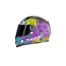 Capacete LS2 FF358 Dreamcatcher Silver/Yellow
