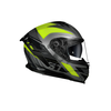 Capacete Norisk Strada II ST Titanium/Black/Yellow