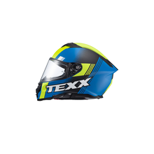 Capacete TEXX Kaiman Track Verde/Preto e Azul
