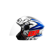 Capacete Tork New Three GP 88 Azul Fosco