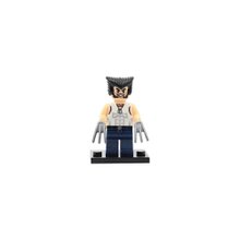 Boneco Logan Wolverine Compatível Lego Montar Marvel