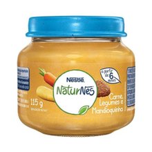 Papinha Naturnes Nestlé Carne, Legumes e Mandioquinha 115g
