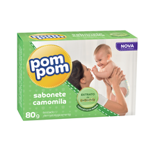 Sabonete Infantil Pompom Camomila/Erva Cidreira 80g