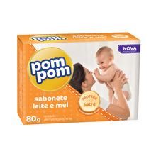 Sabonete Infantil Pompom Leite/Mel 80g