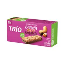 Cereal Trio Barra Chocolate/Avelã/Castanha 60g