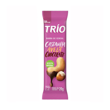 Barra de Cereal Trio Chocolate, Avelã e Castanha 20g