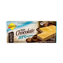 Biscoito Wafer Lowçucar Zero Chocolate 115g