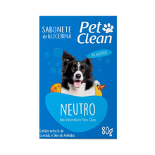 Sabonete Para Cães E Gatos Pet Clean Neutro 80g