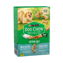 Biscoitos Para Cães Filhotes Dog Chow Frango e Leite 300g