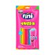 Bala de Gelatina Fini Tubes Regaliz Arco-Íris 80g