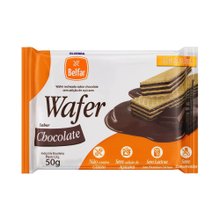 Biscoito Wafer Chocolate Belfar Sem Glúten E Lactose 50g