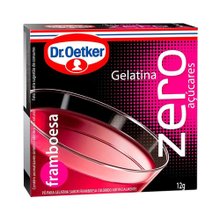 Gelatina Em Pó Dr. Oetker Framboesa Zero Açúcar 12g