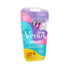 Aparelho de Depilação Gillette Venus Simply Com 4 Unidades