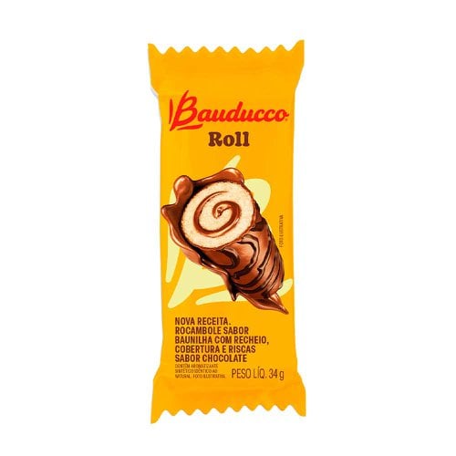 Bolinho Roll Bauducco Chocolate 34g