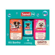 Shampoo Para Cães Sanol Dog 500ml + Grátis Colônia 120ml