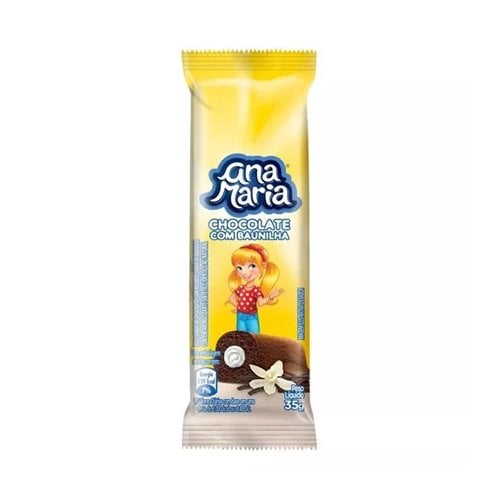 Bolo Ana Maria Chocolate Com Baunilha 35g
