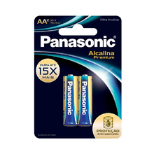 Pilha Panasonic Premium AA Com 2