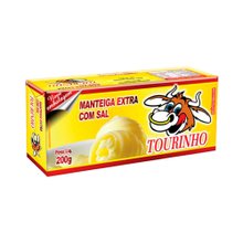 Manteiga Tourinho Tablete Com Sal 200g
