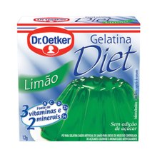Gelatina Em Pó Dr. Oetker Limão Diet 12g