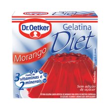 Gelatina Em Pó Dr. Oetker Morango Diet 12g