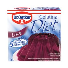 Gelatina Em Pó Dr. Oetker Uva Diet 12g