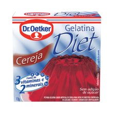 Gelatina Em Pó Dr. Oetker Cereja Diet 12g