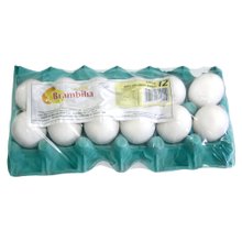 Ovos Brancos Médios Brambilla Com 12 Unidades