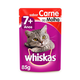 Ração Úmida Para Gatos Adultos Whiskas 7+ Carne Ao Molho 85g