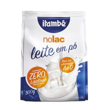 Leite Em Pó Integral Itambé Nolac Zero Lactose 300g