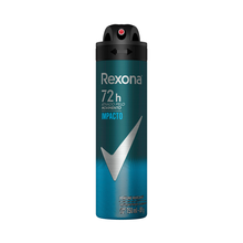 Desodorante Antitranspirante Aerosol Masculino Rexona Impacto 72 horas 150ml