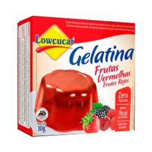 Gelatina Em Pó Lowçucar Frutas Vermelhas 10g