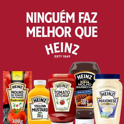 Ketchup Heinz Bacon Com Cebola Caramelizada 397g Supermercados Pague
