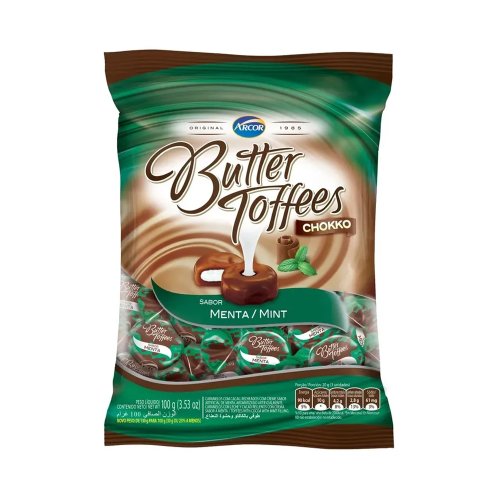 Bala Arcor G Butter Toffees Chokko Menta