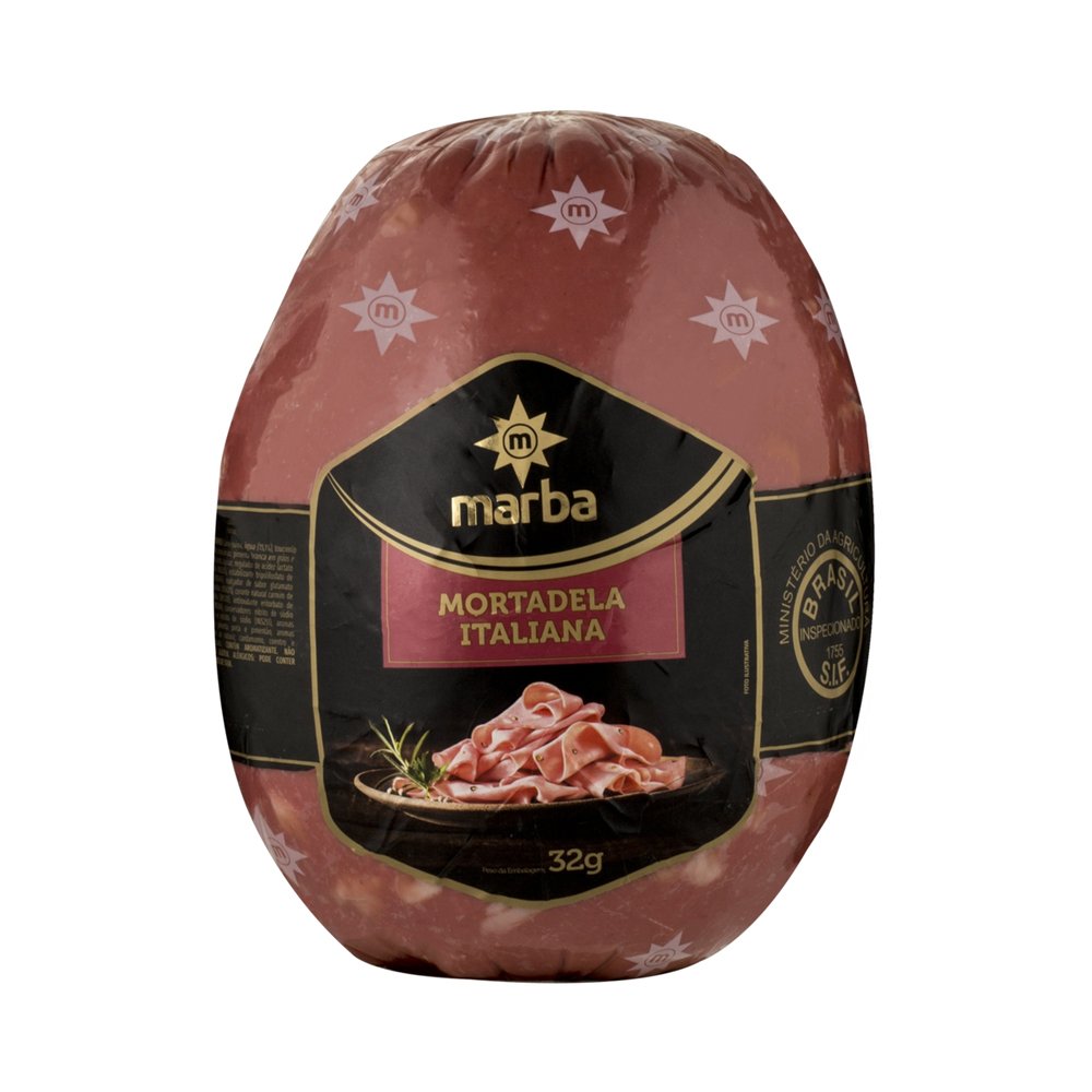 Mortadela Italiana Marba Pedaço 200g Supermercados Pague Menos