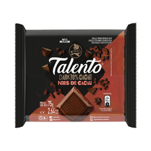 Chocolate Garoto Talento Dark Nibs de Cacau 75g